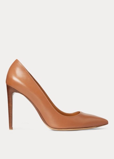 Ralph Lauren Celia Calfskin Pumps Dame Danmark (TEFHV8015)